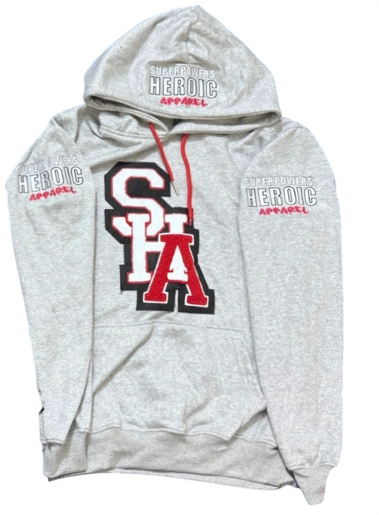 SUPERPOWERS HEROIC Varsity Hoodie - SUPERPOWERS HEROIC APPAREL
