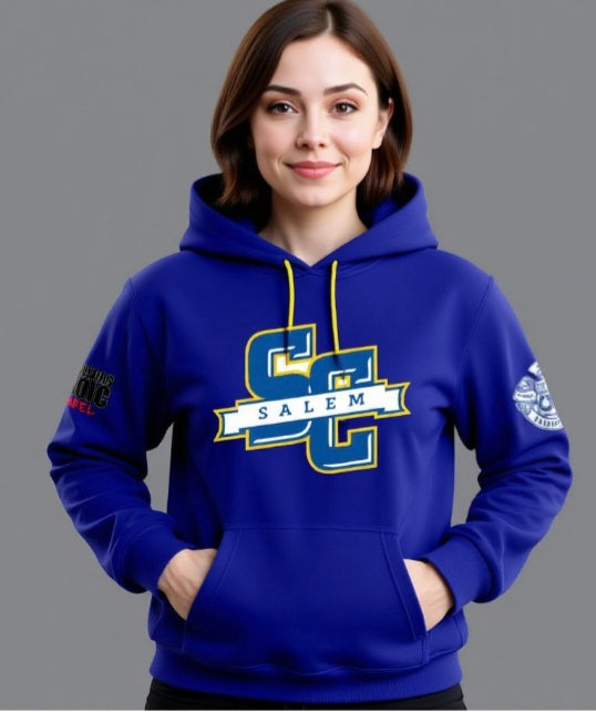 SALEM COLLEGE ALUMNI HOODIE BY SUPERPOWERS HEROIC (unisex) - SUPERPOWERS HEROIC APPAREL
