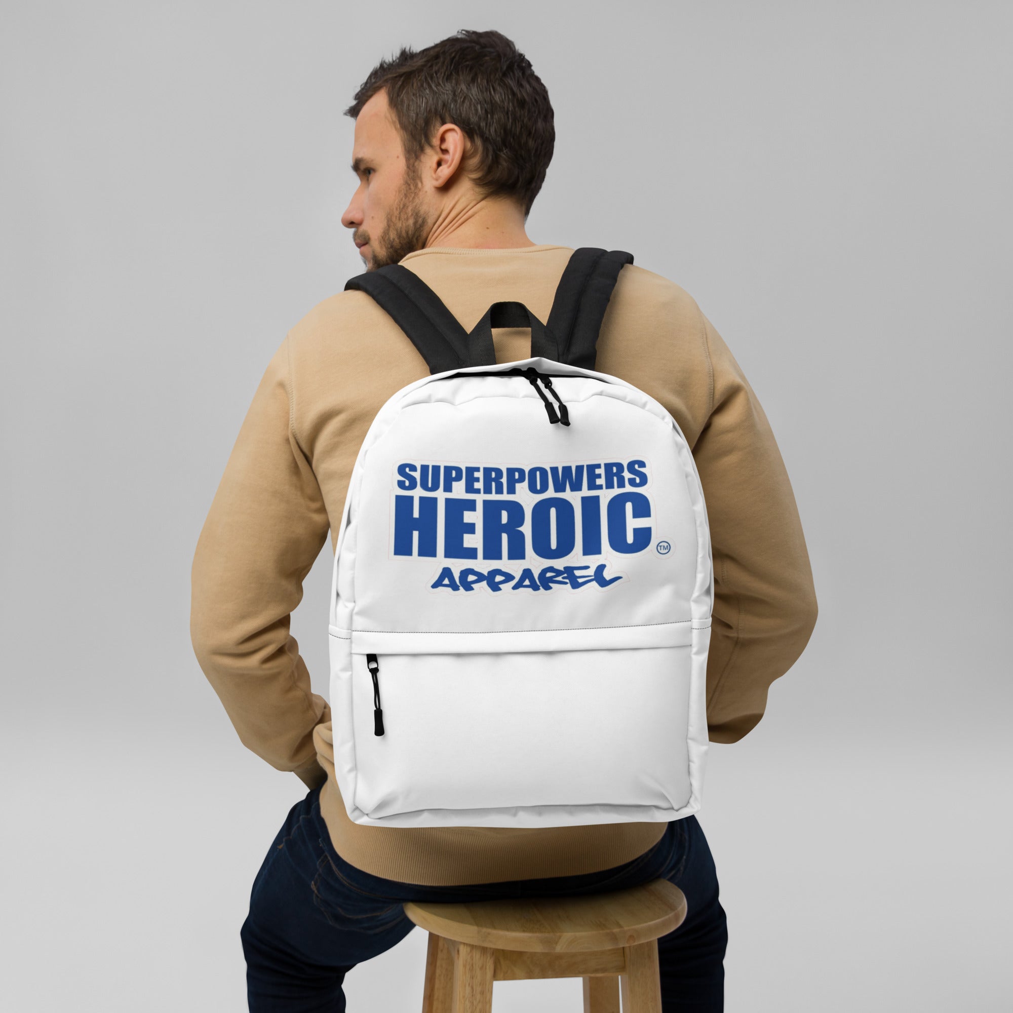 SUPERPOWERS HEROIC APPAREL (A) Backpack - SUPERPOWERS HEROIC APPAREL