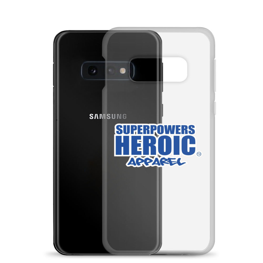 SUPERPOWERS HEROIC APPAREL (A) Clear Case for Samsung® - SUPERPOWERS HEROIC APPAREL