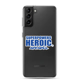 SUPERPOWERS HEROIC APPAREL (A) Clear Case for Samsung® - SUPERPOWERS HEROIC APPAREL