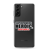 SUPERPOWERS HEROIC APPAREL (B) Clear Case for Samsung® - SUPERPOWERS HEROIC APPAREL