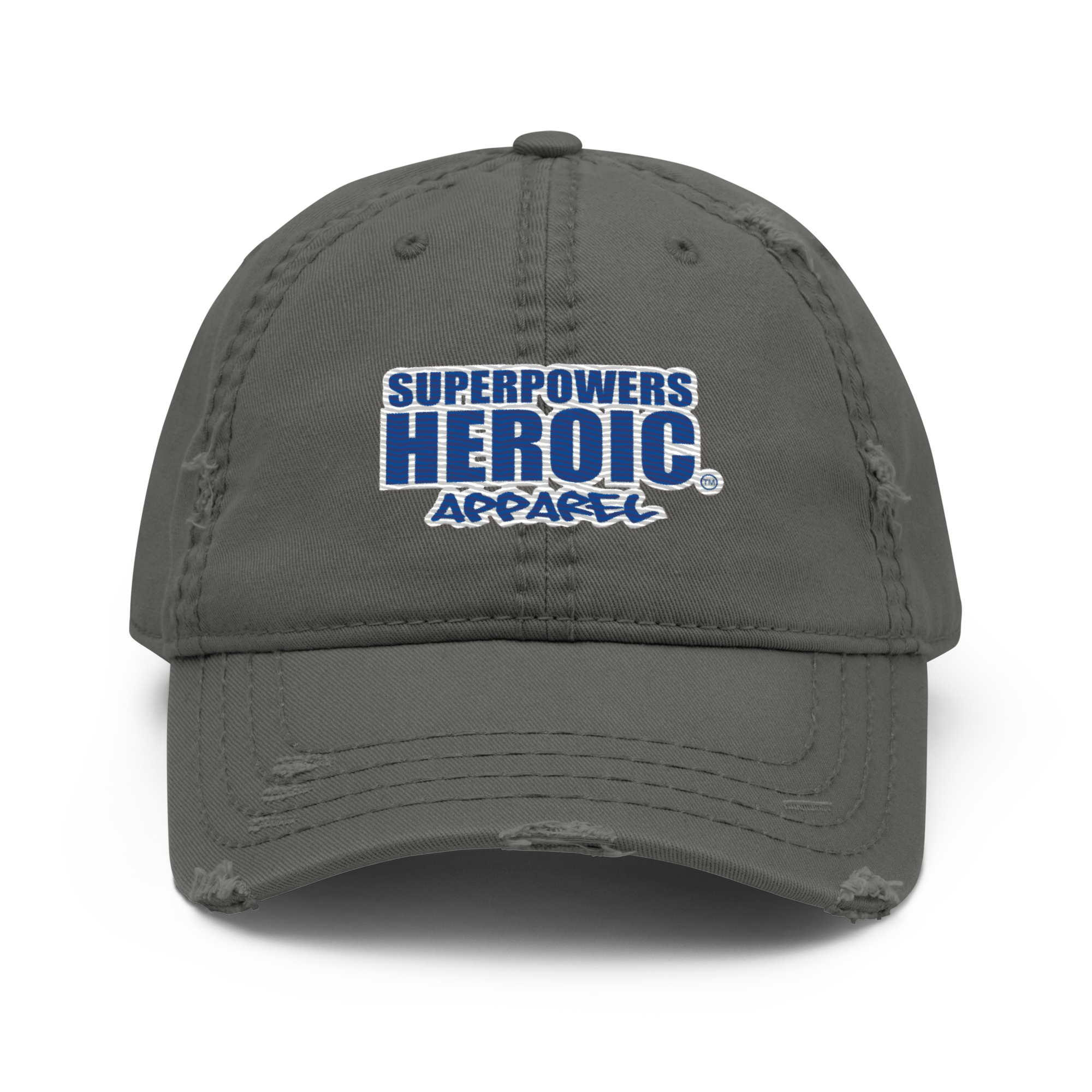 SUPERPOWERS HEROIC APPAREL (A) Distressed Dad Hat - SUPERPOWERS HEROIC APPAREL