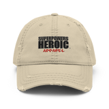 SUPERPOWERS HEROIC APPAREL (B) Distressed Dad Hat