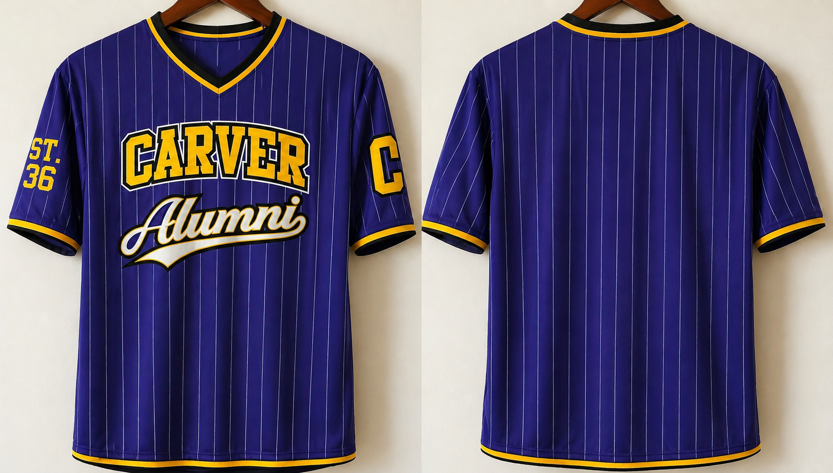 CARVER SUPERPOWERS HEROIC V NECK JERSEY - SUPERPOWERS HEROIC APPAREL