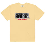 SUPERPOWERS HEROIC APPAREL (B) Unisex t-shirt - SUPERPOWERS HEROIC APPAREL