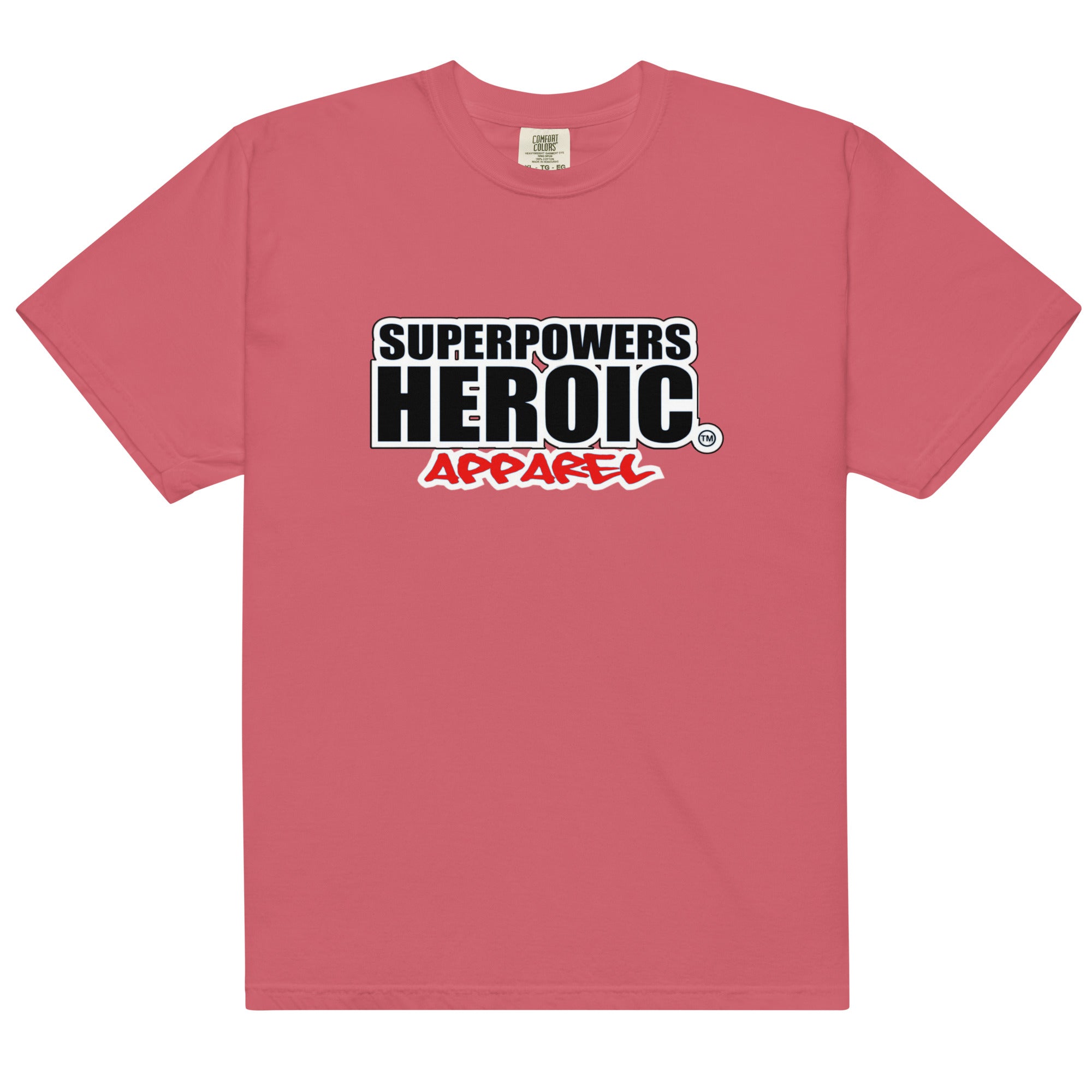 SUPERPOWERS HEROIC APPAREL (B) Unisex t-shirt - SUPERPOWERS HEROIC APPAREL