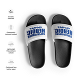 SUPERPOWERS HEROIC APPAREL (A) Men’s slides - SUPERPOWERS HEROIC APPAREL