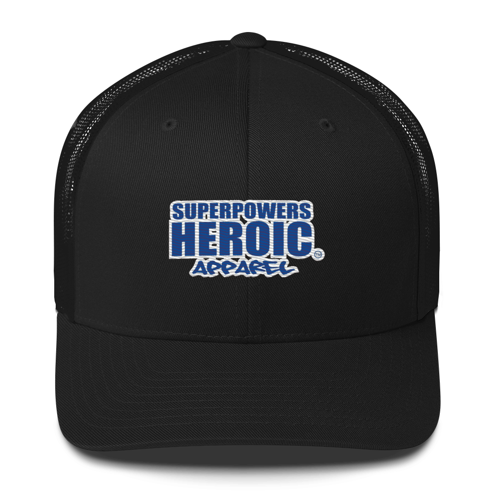 SUPERPOWERS HEROIC APPAREL (A) Trucker Cap - SUPERPOWERS HEROIC APPAREL