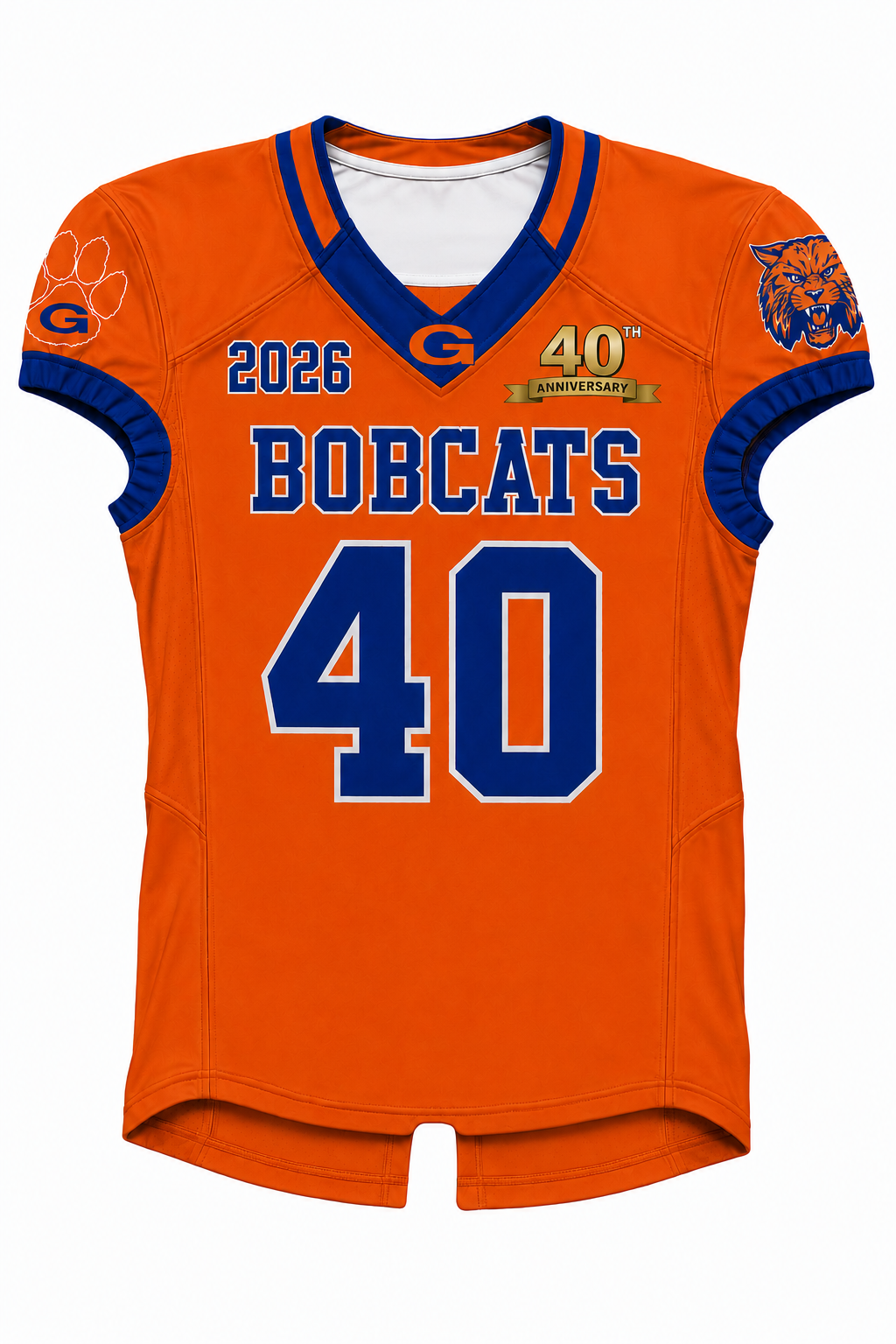 BOBCATS FANS FOOTBALL JERSEY - SUPERPOWERS HEROIC APPAREL